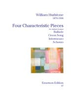 FOUR CHARACTERISTIC PIECES CLARINET Import cover